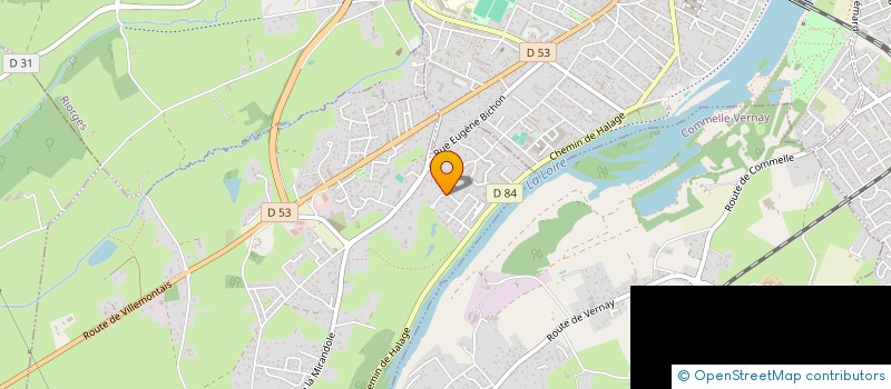 localisation de l'entreprise SCI EUCLIDE  VILLEREST