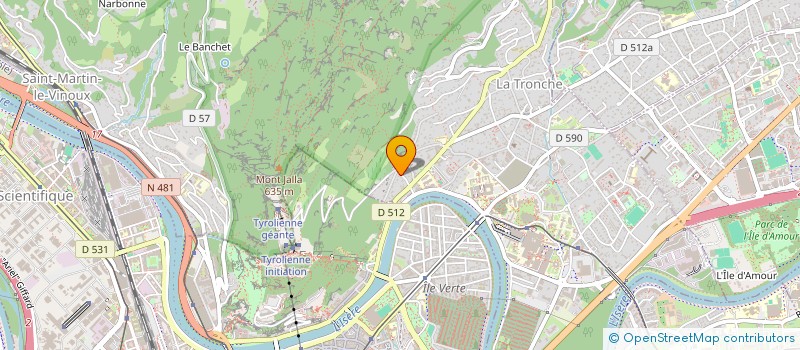 localisation de l'entreprise SCI EUDEMONIA  LA TRONCHE