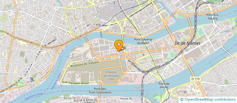 localisation de l'entreprise SCI EUGENA à NANTES
