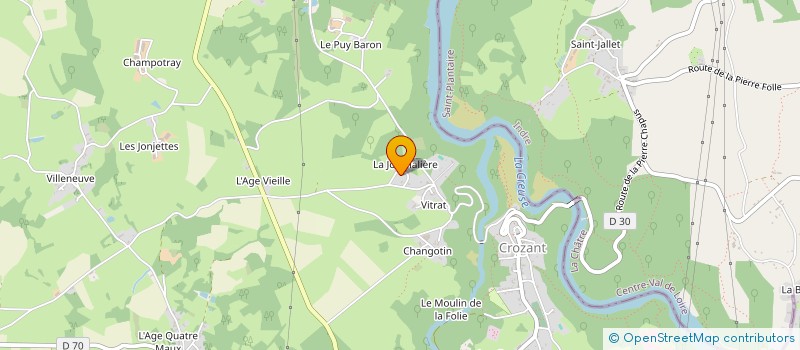 localisation de l'entreprise SCI EUGENE à AZERABLES