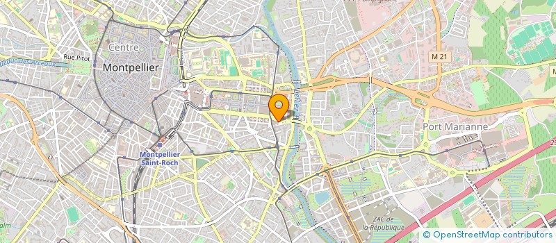 localisation de l'entreprise SCI EUGENE à MONTPELLIER