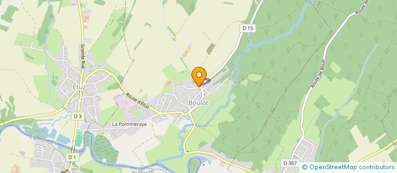 localisation de l'entreprise SCI EUGENE  BOULOT