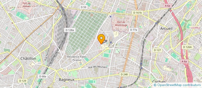 localisation de l'entreprise SCI EUGENE à BAGNEUX