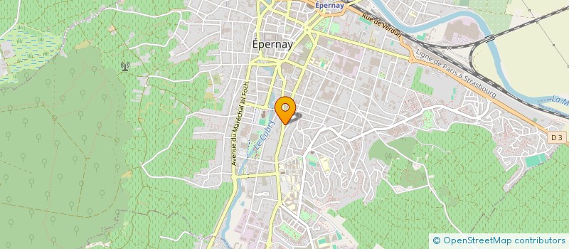 localisation de l'entreprise SCI EUGENE  EPERNAY