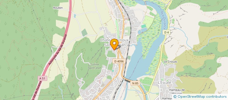 localisation de l'entreprise SCI EUGENE CARRAZ  AUBAGNE