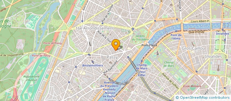 localisation de l'entreprise SCI EUGENE MANUEL SULZER  PARIS