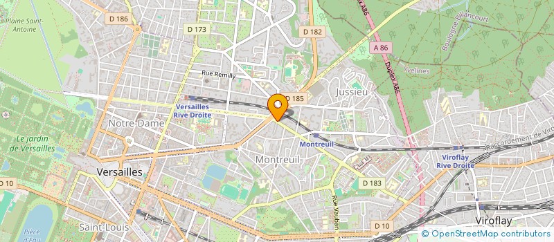 localisation de l'entreprise SCI EUGENE MILLON à VERSAILLES
