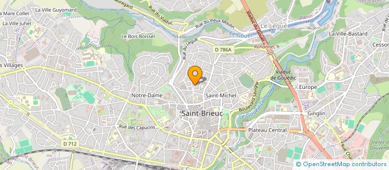 localisation de l'entreprise SCI EUGENE RAULT à SAINT-BRIEUC