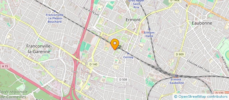 localisation de l'entreprise SCI EUGENE SUE  ERMONT