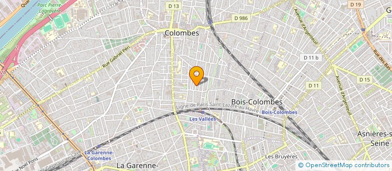 localisation de l'entreprise SCI EUGENE SUE BELOT à COLOMBES
