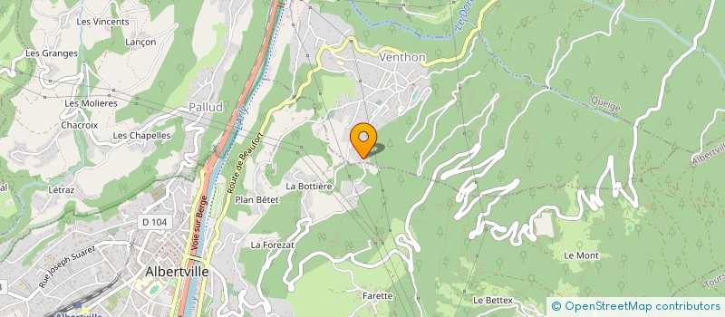 localisation de l'entreprise SCI EUGENIA  VENTHON