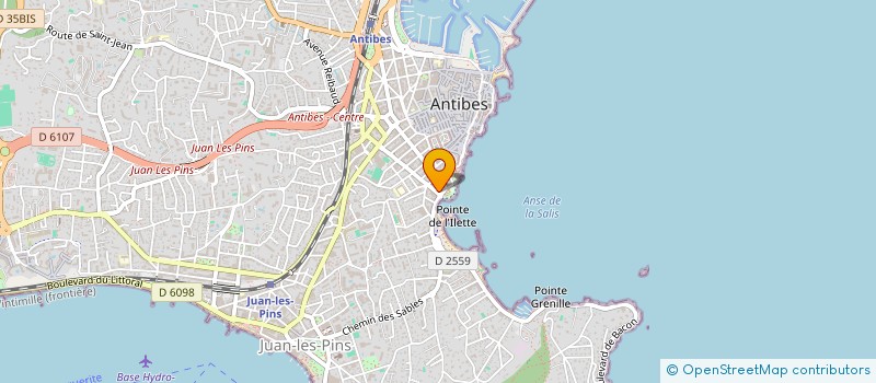 localisation de l'entreprise SCI EUGENIE à ANTIBES