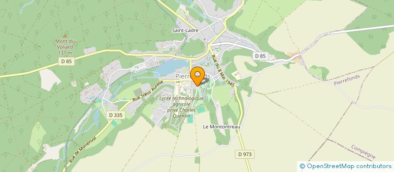 localisation de l'entreprise SCI EUGENIE  PIERREFONDS