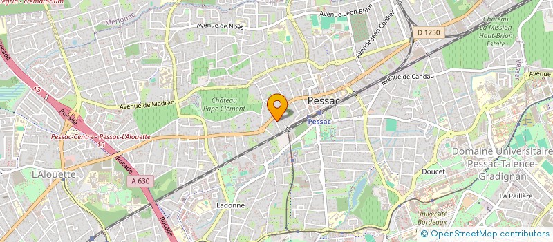 localisation de l'entreprise SCI EUGENIE  PESSAC