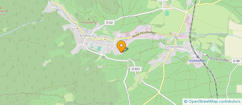 localisation de l'entreprise SCI EUGENIE  ANDLAU