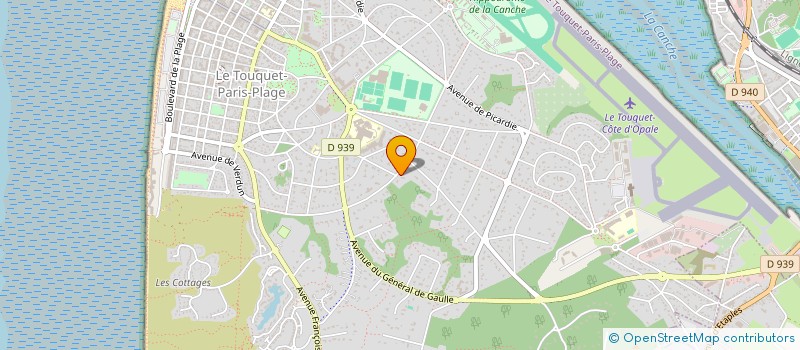 localisation de l'entreprise SCI EUGENIE à LE TOUQUET-PARIS-PLAGE