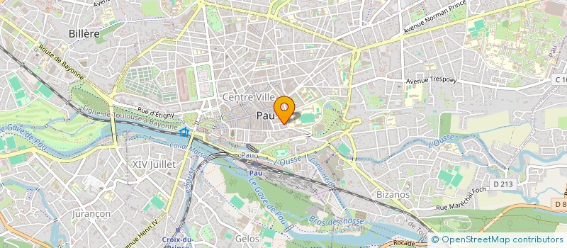 localisation de l'entreprise SCI EUGENIE à PAU