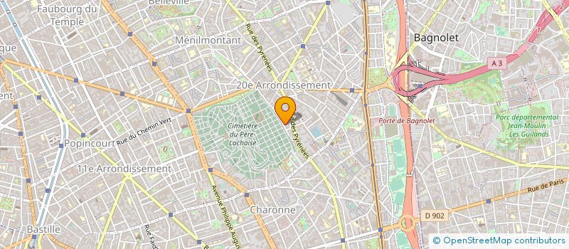 localisation de l'entreprise SCI EUGENIE LEGRAND  PARIS