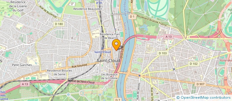 localisation de l'entreprise SCI EUGENIE SIXTO à SAINT-CLOUD