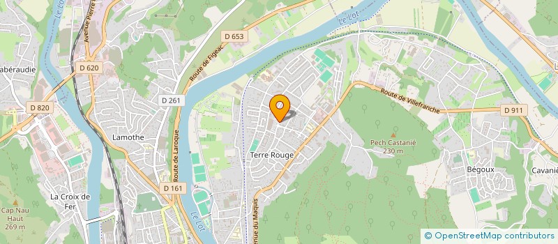 localisation de l'entreprise SCI EUGENOL  CAHORS