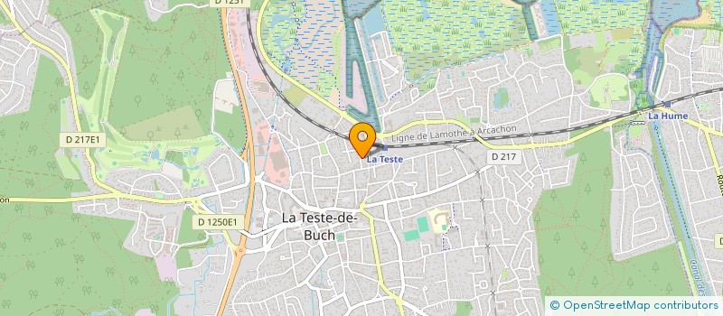 localisation de l'entreprise SCI EUGENOLIE à LA TESTE-DE-BUCH