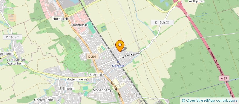 localisation de l'entreprise SCI EULALIE  GEISPITZEN