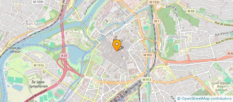 localisation de l'entreprise SCI EUN  METZ