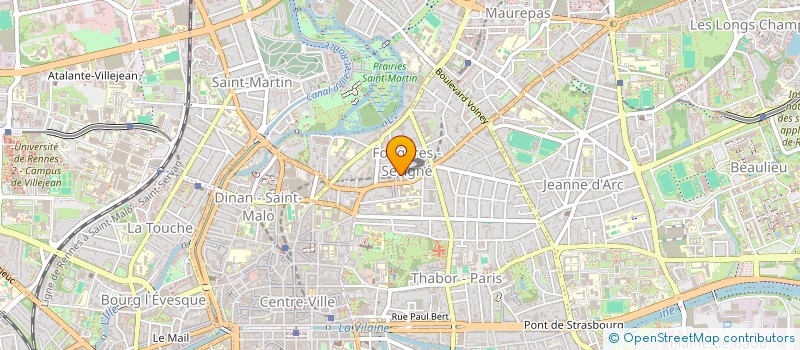 localisation de l'entreprise SCI EUPHRATE  RENNES