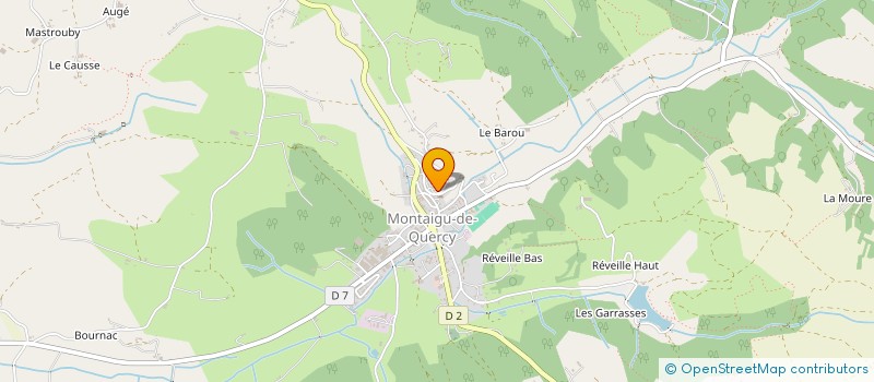 localisation de l'entreprise SCI EUPHROSINA  MONTAIGU-DE-QUERCY