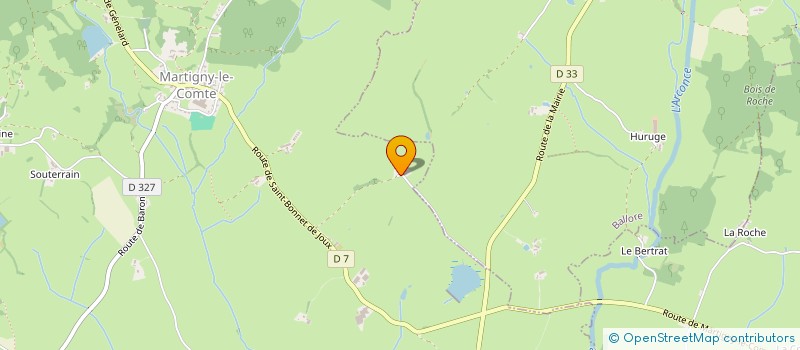 localisation de l'entreprise SCI EURALED  MARTIGNY-LE-COMTE