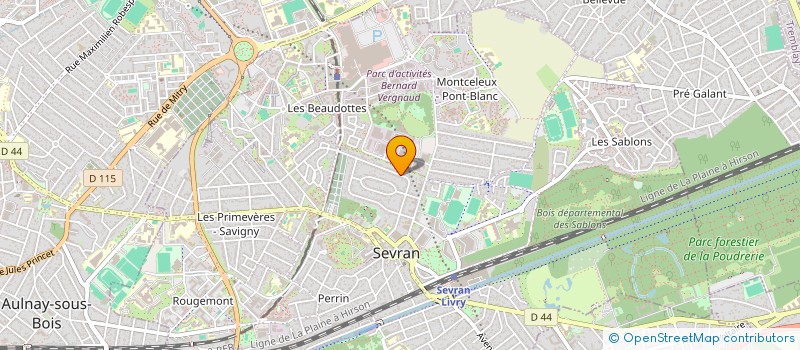 localisation de l'entreprise SCI EURALILLE IMMO à SEVRAN