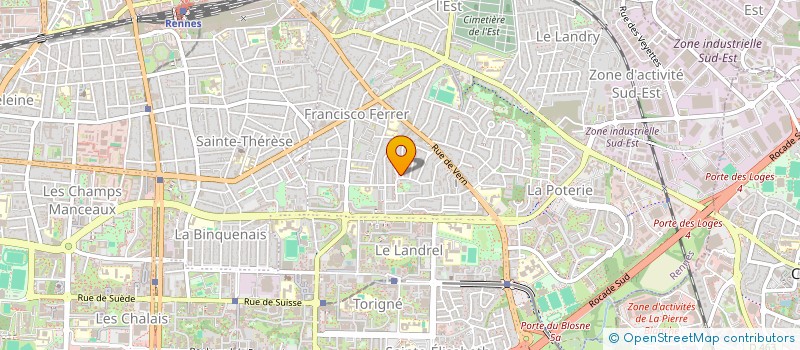 localisation de l'entreprise SCI EURASIENNE  RENNES