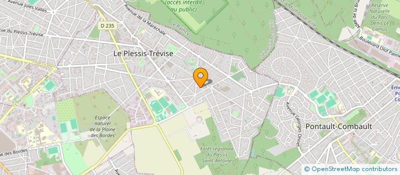 localisation de l'entreprise SCI EUREKA  PLESSIS TREVISE