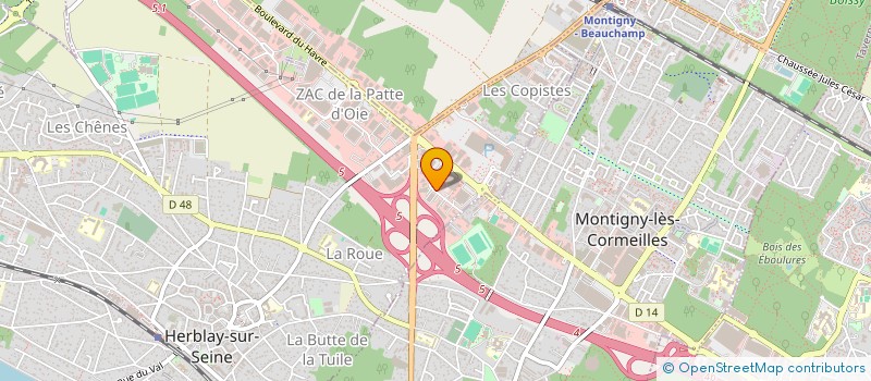 localisation de l'entreprise SCI EUREKA  HERBLAY-SUR-SEINE