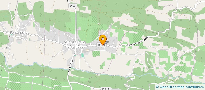 localisation de l'entreprise SCI EUREKA  SAINT-LAURENT-LA-VERNEDE