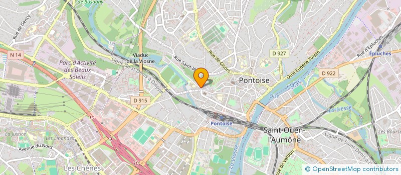 localisation de l'entreprise SCI EUREKA BINGO  PONTOISE