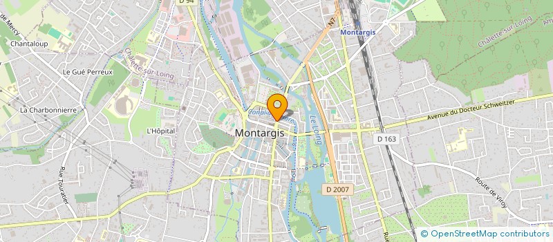 localisation de l'entreprise SCI EUREKA MONTARGIS à MONTARGIS