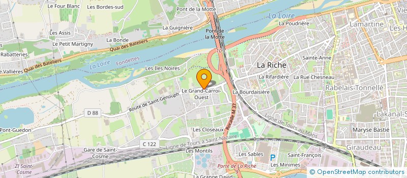 localisation de l'entreprise SCI EUREKA21  LA RICHE