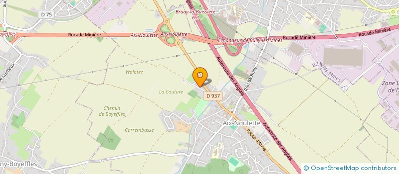 localisation de l'entreprise SCI EURIMO  AIX-NOULETTE