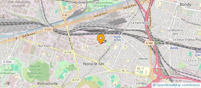 localisation de l'entreprise SCI EURINVEST à NOISY-LE-SEC