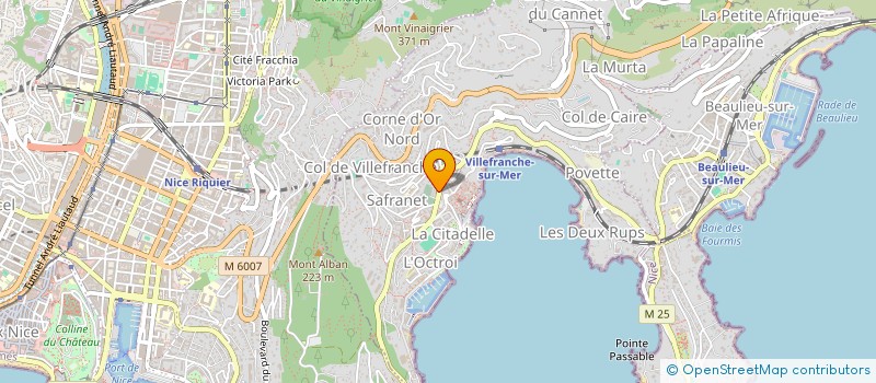 localisation de l'entreprise SCI EURO à VILLEFRANCHE-SUR-MER