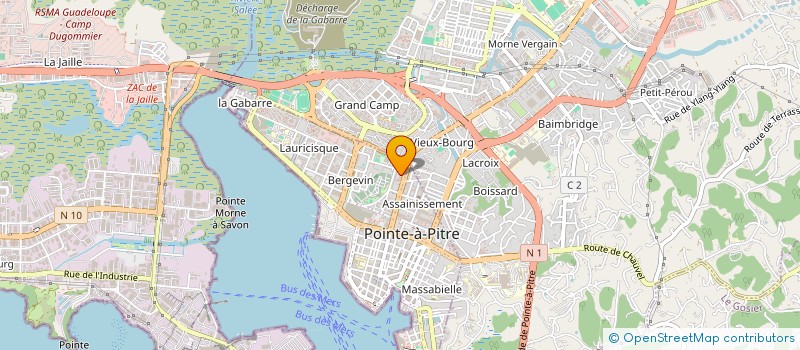 localisation de l'entreprise SCI EURO 92 à POINTE A PITRE
