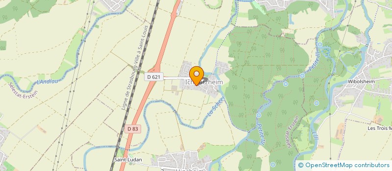 localisation de l'entreprise SCI EURO ACTIVITES  FEGERSHEIM