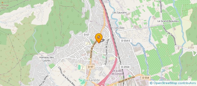 localisation de l'entreprise SCI EURO CONSTRUCTION  LA FARLEDE