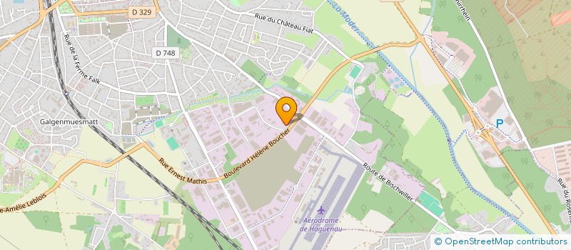 localisation de l'entreprise SCI EURO EST  HAGUENAU