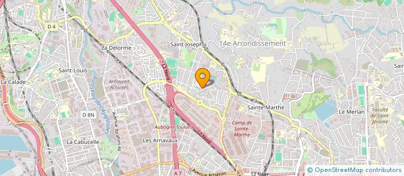 localisation de l'entreprise SCI EURO IMMOBILIER à MARSEILLE