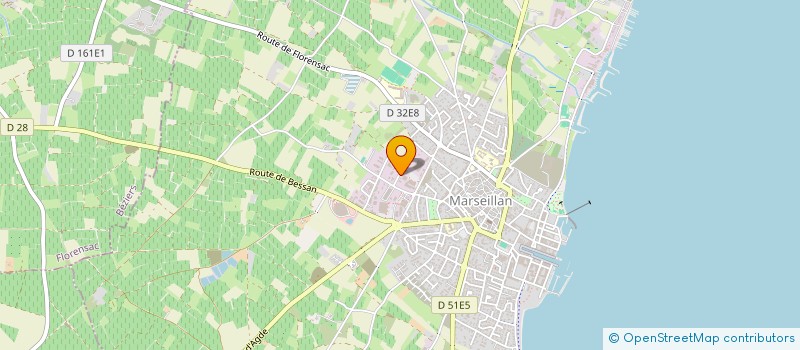 localisation de l'entreprise SCI EURO-LOC à MARSEILLAN