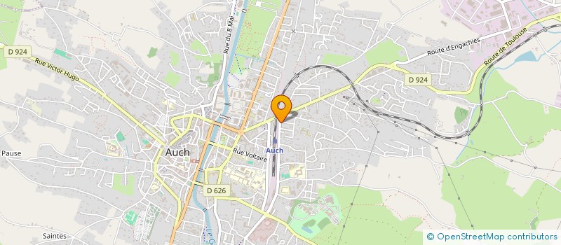 localisation de l'entreprise SCI EURO MEDICAL  AUCH