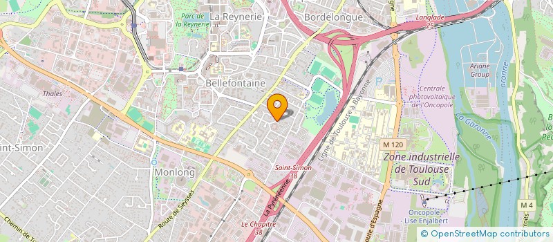 localisation de l'entreprise SCI EURO SUD  TOULOUSE