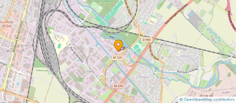 localisation de l'entreprise SCI EUROBASE  LONGVIC